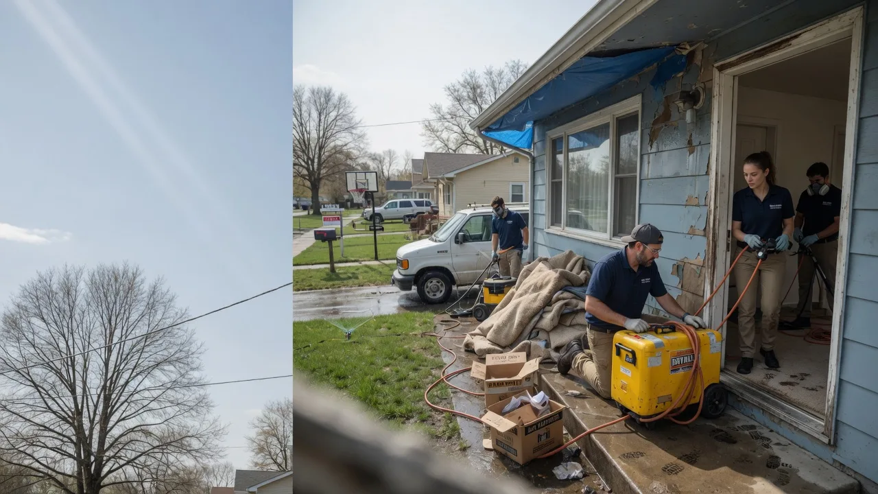 Basement Flood Cleanup in Verona, OH near me